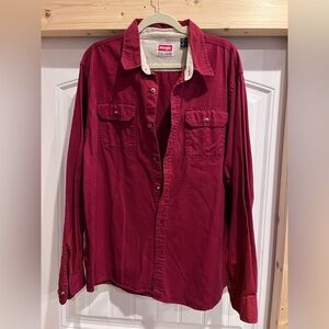 Wrangler long sleeve shirt